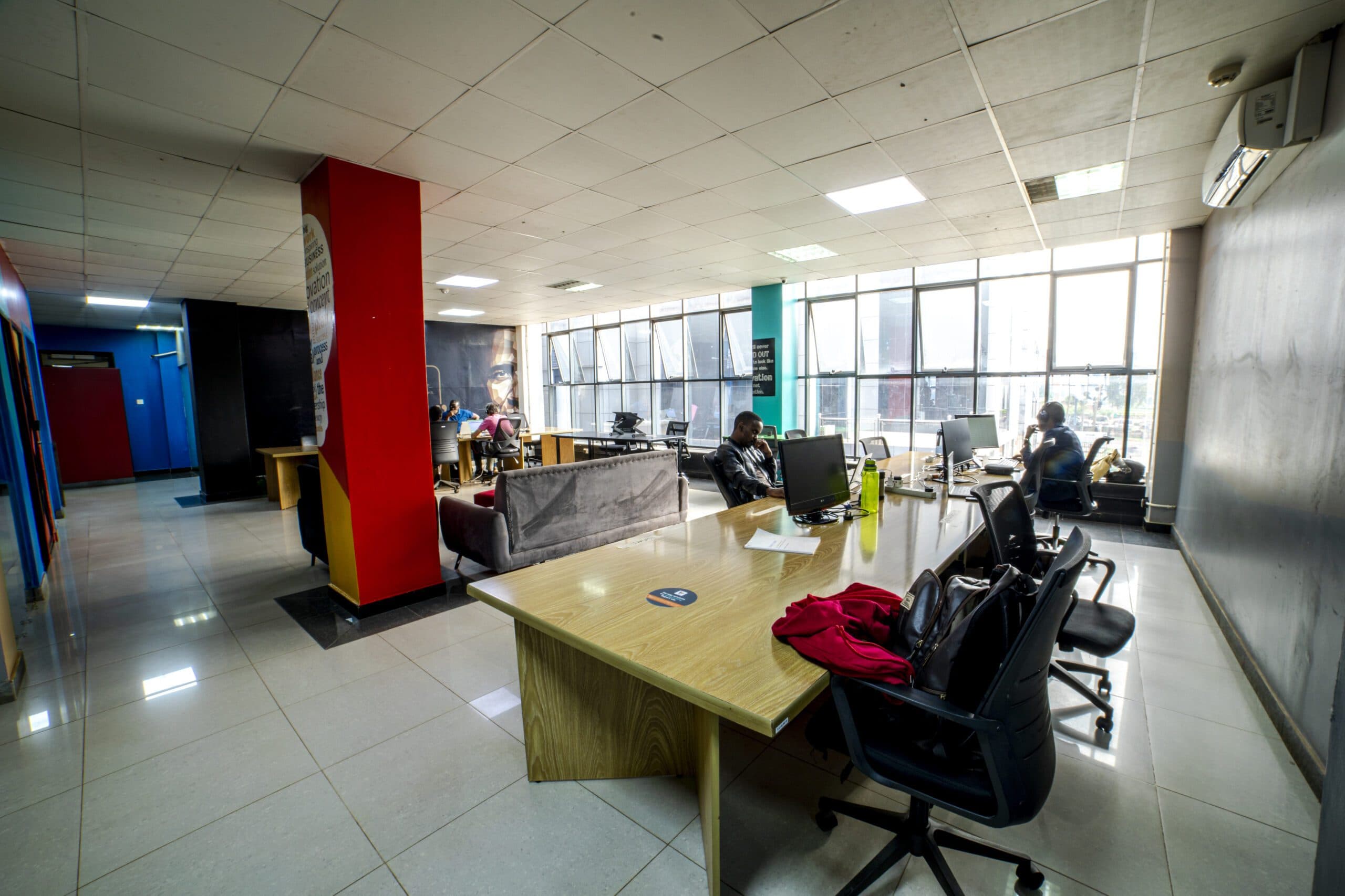 Inside an Innovation Village workspace